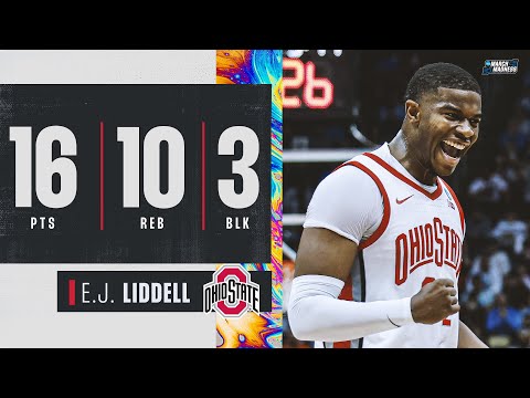 E.J. Liddell: Double-double in Ohio State's win over Loyola Chicago