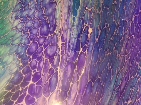 SHELEEART INSPIRED SWIPE: acrylic pouring/paint pouring/fluid art/swipe/cells