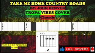 Download lagu TAKE ME HOME, COUNTRY ROADS | JOHN DENVER | TROPAVIBES COVER | CHORDS mp3