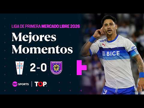 Compacto TOP | ⚪🔵 U. Católica 2 - 0 🟣⚪ D. Concepción | Liga de Primera Mercado Libre 2026- Fecha 2