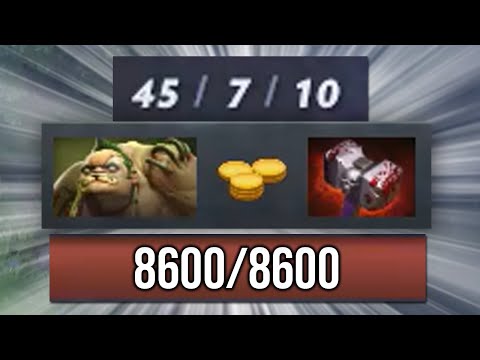 SKULL BASHER on Pudge? WTF 49Kills NEW DOTA 2 MONSTER HERE!