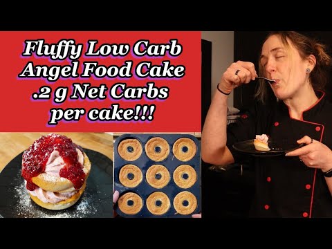 Low Carb High Protein Angel Food Cake