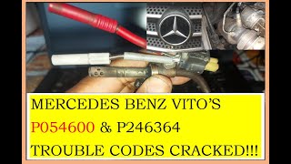 Unlock the Secret to Fixing Mercedes Benz Vito's P0546 & P246364 Now!