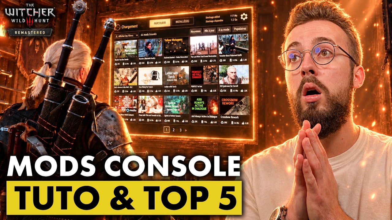 THE WITCHER 3: Les MODS ont débarqué SUR PS5 & XBOX, voici comment les installer !