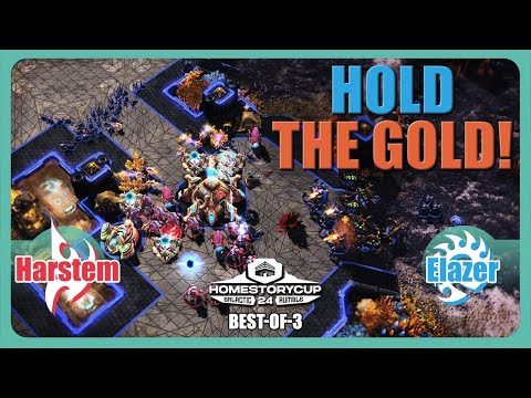 Protoss: Gold Rush! - Harstem (P) vs. Elazer (Z) - HSC24 Group A | StarCraft 2