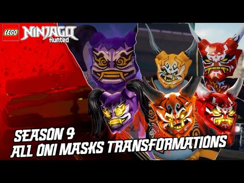 Ninjago Hunted: Season 9 - All Oni Masks Transformations