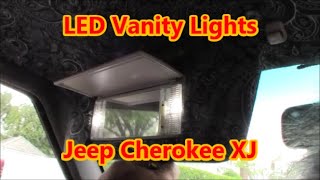 XJ-Cosmo - Episode 23 | LED Vanity Lights | Sunvisor Lights | Jeep Cherokee
