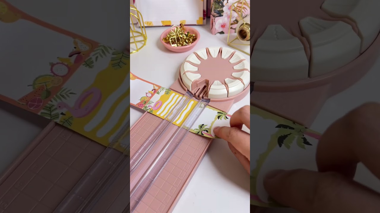 Making a DIY Perforated Notepad ✨🗒️ From the Tropical Bundle Collection 🌴