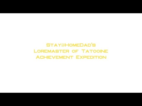 SWTOR Loremaster Of Tatooine Achievement Expedition