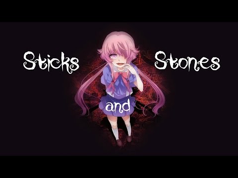 Nightcore - Sticks And Stones || Lyrics