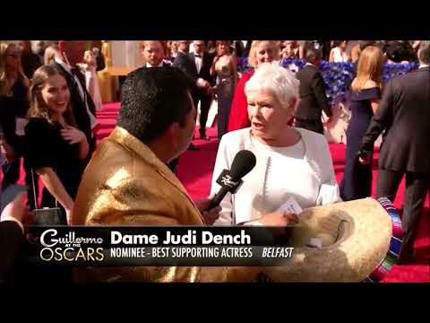 GUILERMO GETS PERSONAL WITH DAME JUDI DENCH AT THE OSCARS