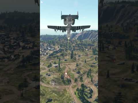 A-10 Warthog Brings the BRRRRT Rain on Enemy Forces!