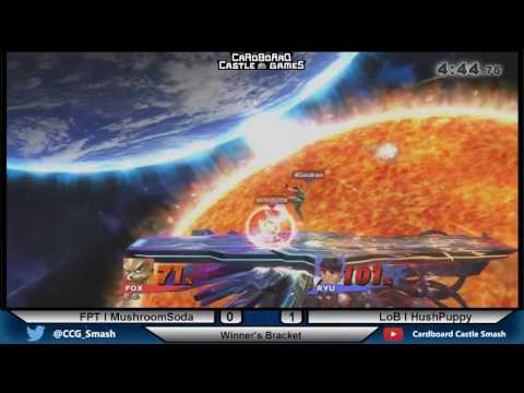 CCG Smash Singles 10/9/2016 - FPT | MushroomSoda vs. LoB | Hushpuppy