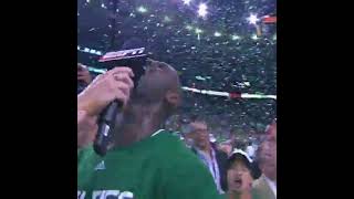 &#39;ANYTHING IS POSSIBLE!&#39; - Kevin Garnett after winning 2008 NBA Finals, 16 years ago today 🏆