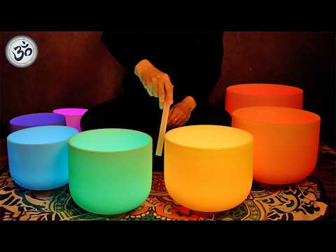 All 7 Chakras Healing, 432 Hz, Crystal Singing Bowls, Chakra Meditation, Healing Music