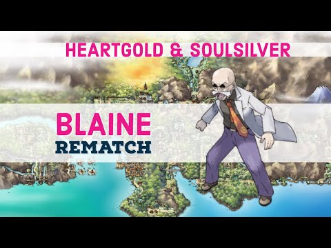 How to Rebattle Blaine + Rematch - Pokemon HeartGold & SoulSilver