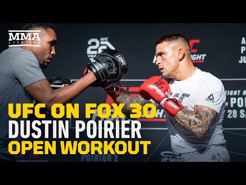 Dustin Poirier UFC on FOX 30 Open Workout Highlights - MMA Fighting