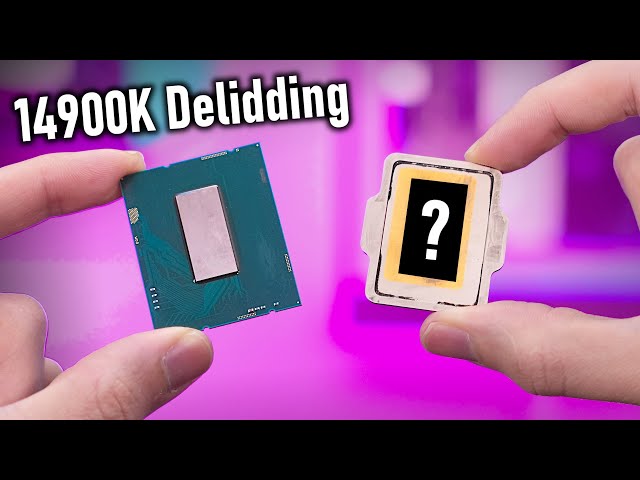 Intel Core i9-14900K delid sees massive CPU temp drop