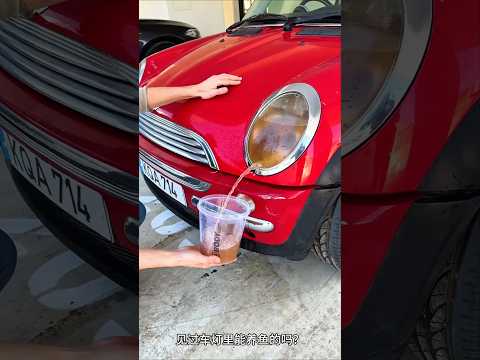 🚗😱 Arabanın Farına Neden Delik Açtı? 💦🔧#shorts