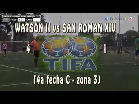 4 WATSON II vs SAN ROMAN XIV 1 4a fecha C zona 3  -  14/08/2016