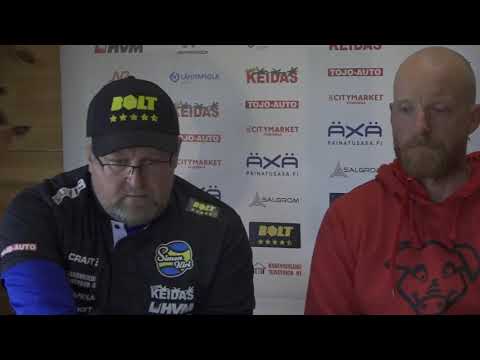 Simon Kiri vs Jyväskylän Lohi, 20.6.2021, lehdistötilaisuus