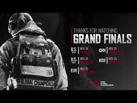 [ENG] PUBG Global Championship - Finals Day 1