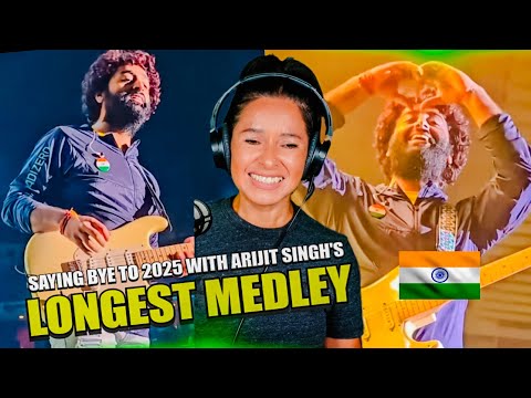 ARIJIT SINGH - THE BEST LONGEST MEDLEY (Live) // LATINA REACTS
