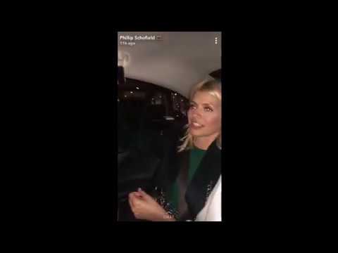 Philip Schofield and Holly Willoughby sing in taxi after night out