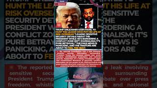 🚨 Trump Orders Kash Patel to Investigate Sensitive Leak – Should the Leaker Face Consequences 🇺🇸 #B