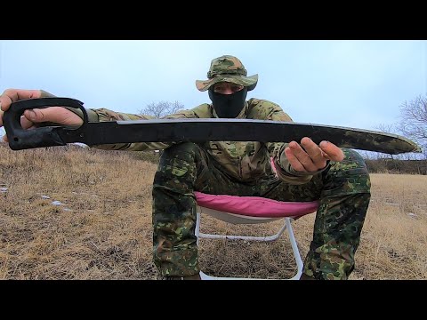 COLD STEEL CUTLASS MACHETE - DESTRUCTION TEST - UNTIL IT BREAKS  - TORTURE MACHETE TEST - REVIEW