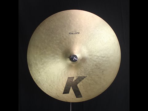 Vintage Zildjian 20" 1980's EAK Heavy Ride - 2609g (video demo) image 3