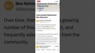 Bee Network Big News || $Bee price and listing updates #beenetwork #beenetworkupdate