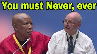 Julius Malema tears apart Paul O'Sullivan Credibility. You must never ever.