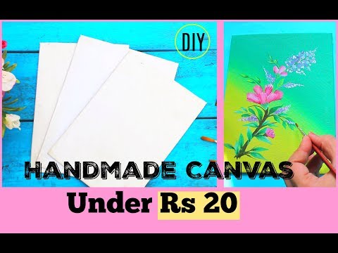 How to make handmade canvas at home &( mothers day special) ...