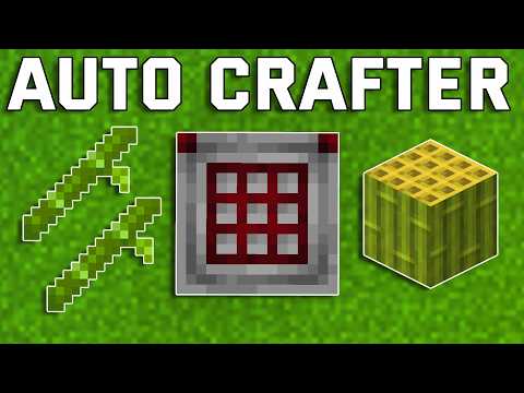 EASY Bambo Farm Auto-Crafter Minecraft 1.21+ (Bedrock,Mcpe,Ps4,Xbox)