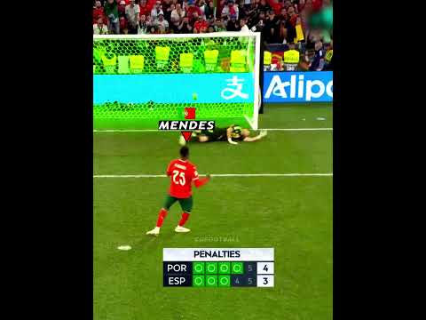 Portugal vs. Spain | Penalty Shootout ⚽🧤 #shorts #football