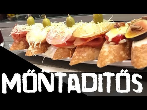 MONTADITOS diferentes COMO PREPÁRALOS ,HOW TO Make Montaditos with CHEESES and cold meats