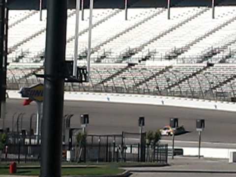 Dad driving #38 M&M's car - getting passed  by Pro driver