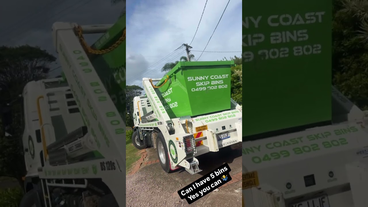 Delivery of 5 6 cubic meter skip bins #recycling #skipbins #skip #bins #building #construction
