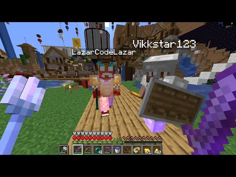 Technoblade meets Vikkstar & LazarBeam on Dream SMP