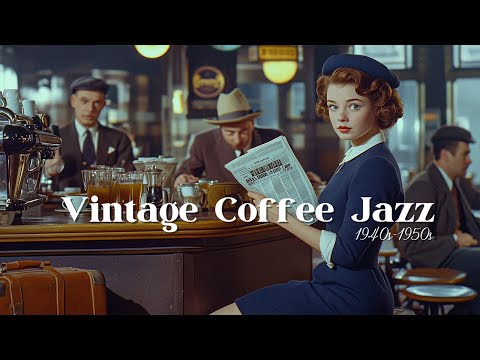 Vintage Coffee Jazz | Sanfte Musik der 1950er Jahre für einen ruhigen Arbeitstag