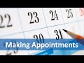 English Speaking Lesson | Common Expressions #5 (Making Appointments)