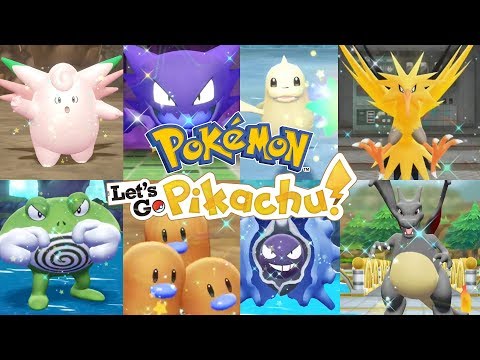 Top 10 *ULTRA RARE* Shiny Reactions in Pokemon Let's Go! Shiny Zapdos, Poliwrath, Charizard & More!