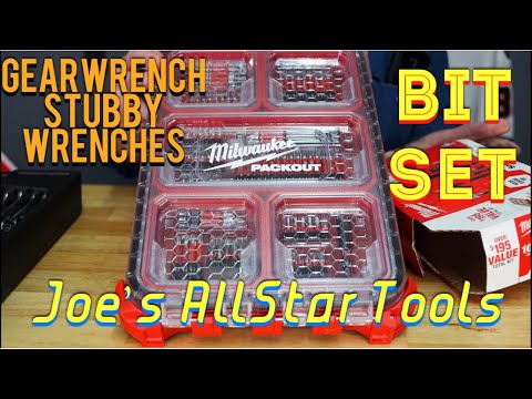 Joe AllStar Tools: Gearwrench Stubby,  Vampire Extraction Pliers, Milwaukee Bit Sets.
