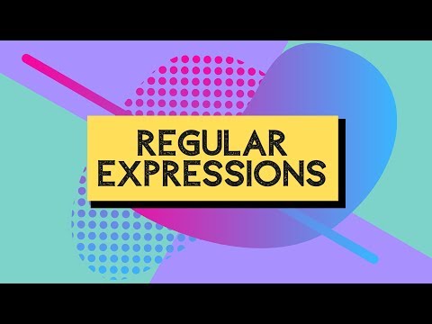 Regular Expressions (Regex) Mini Bootcamp Video