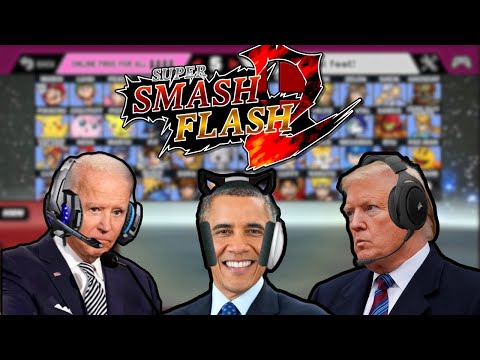 US Presidents Play Super Smash Flash 2