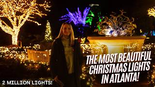Atlanta Botanical Garden Christmas Lights ✨ 2025 Walkthrough & Reactions!