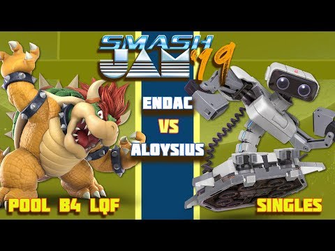Smash Jam '19 Pool B4 LQF - Endac [BOWSER] vs Aloysius [R.O.B.]