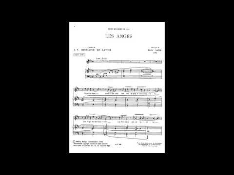 Erik Satie ~1886~ Trois Mélodies : 1. Les Anges