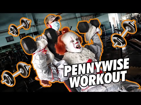 Pennywise Workout! Pennywise in the Gym!? | Prince De Guzman Transformations